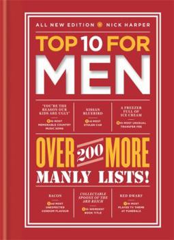 Hardcover Top 10 for Men: over 200 more manly lists! [Unknown] Book