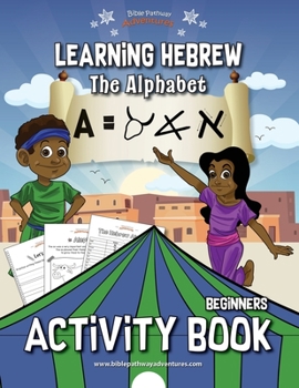 Paperback Learning Hebrew: The Alphabet Activity Book