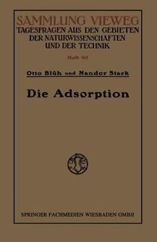 Paperback Die Adsorption [German] Book