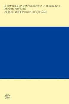Paperback Jugend Und Freizeit in Der DDR [German] Book