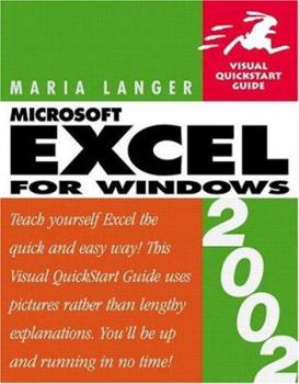 Paperback Excel 2002 for Windows: Visual QuickStart Guide Book