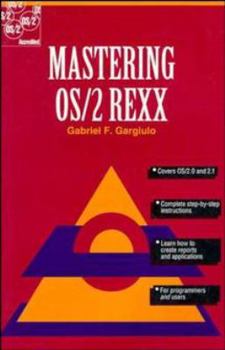 Paperback Mastering OS/2 REXX Book