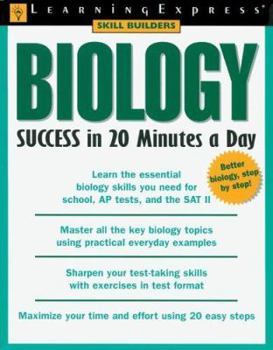 Paperback Biology Success in 20 Minutes a Day Book