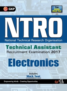 Paperback NTRO National Technical Reasearch Organisation Technical Assistant Electronics Recruitment Examination 2017 Book