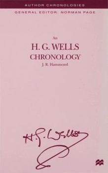 Hardcover An H.G. Wells Chronology Book