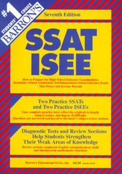 Paperback Barron's How to Prepare for High School Entrance Examinations, SSAT, ISEE Book