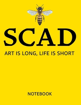 SCAD Notebook: Savannah College Of Art and Design Notebook, Ruled Paper, Composition Book Journal, 8.5 x 11 inch, 120 page.