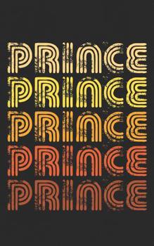 Paperback Prince: Distressed Wordmark Pattern Vintage! Notebook & Doodle Diary: 150+ Pages of Lined Paper for Writing and Drawing Funny Book