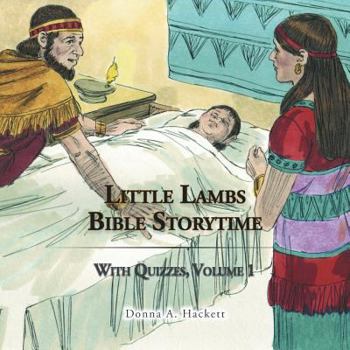 Paperback Little Lambs Bible Storytime: With Quizzes, Volume 1 Book