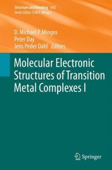 Paperback Molecular Electronic Structures of Transition Metal Complexes I Book