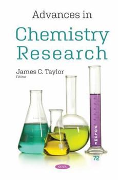 Hardcover Advances in Chemistry Research (Advances in Chemistry Research, 72) Book