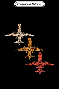 Composition Notebook: Airplane Plane Funny Vintage Flying Gift for Pilot  Journal/Notebook Blank Lined Ruled 6x9 100 Pages