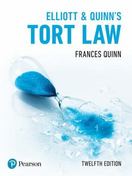 Paperback Elliott & Quinn's Tort Law Book