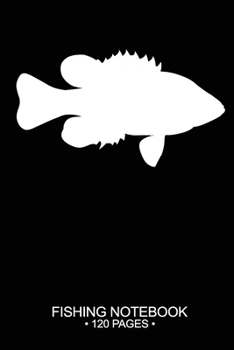 Fishing Notebook 120 Pages: 6"x 9'' Blank Paper Fishing Notebook Cool Freshwater Game Fish Saltwater Fly Fishes Journal Composition Notebook Notes Day Planner Notepad