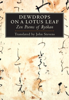Paperback Dewdrops on a Lotus Leaf: Zen Poems of Ryokan Book