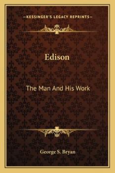 Paperback Edison: The Man And His Work Book