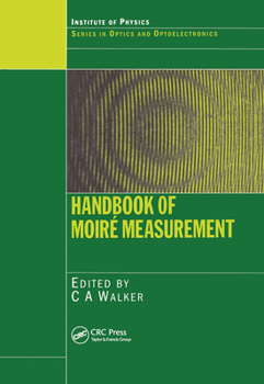 Paperback Handbook of Moire Measurement Book
