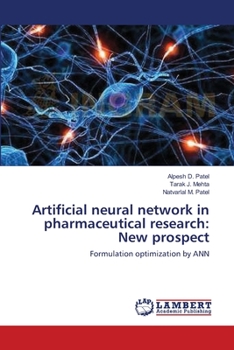 Paperback Artificial neural network in pharmaceutical research: New prospect Book