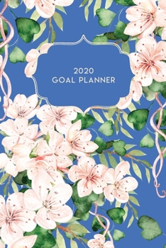 Paperback 2020 Goal Planner: 2020 Dated Goal Planner Focus Weekly Monthly Book