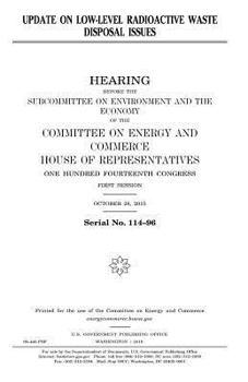 Paperback Update on low-level radioactive waste disposal issues Book