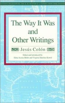 Paperback The Way It Was and Other Writings Book