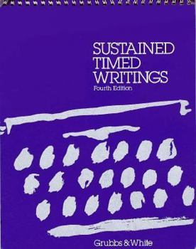 Paperback Sustained Timed Writings Book