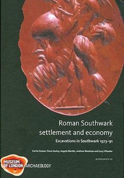 Hardcover Roman Southwark - Settlement and Economy Book