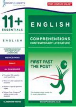 Paperback 11+ English Comprehensions: Contemporary Literature Book 2 (First Past the Post) Book