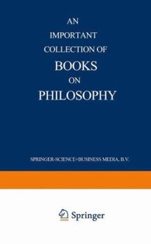 Paperback An Important Collection of Books on Philosophy Book