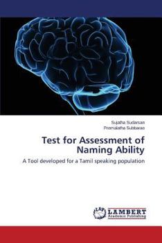 Paperback Test for Assessment of Naming Ability Book