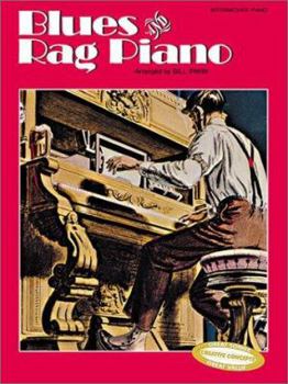 Paperback Blues and Rag Piano Book