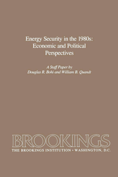 Paperback Energy Security in the 1980s: Economic and Political Perspectives Book