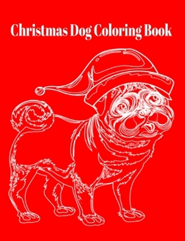 Paperback Christmas Dog Coloring Book