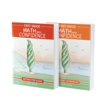 Paperback First Grade Math with Confidence Bundle: Instructor Guide & Student Workbook Book