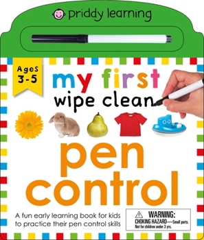 Board book My First Wipe Clean: Pen Control: A Fun Early Learning Book for Kids to Practice Their Pen Control Skills Book