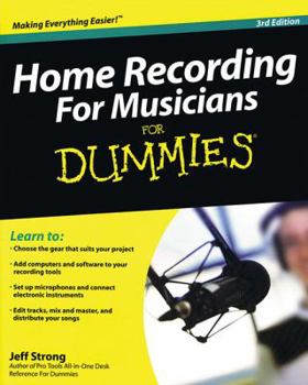 Paperback Home Recording for Musicians for Dummies Book