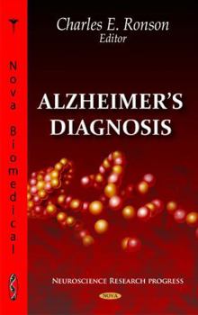 Hardcover Alzheimer's Diagnosis (Neuroscience Research Progress) Book