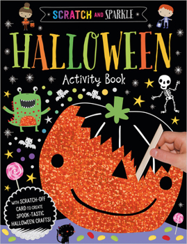 Paperback Scratch and Sparkle Halloween Activity Book