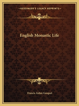 Paperback English Monastic Life Book