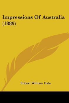 Paperback Impressions Of Australia (1889) Book