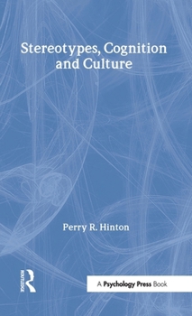 Hardcover Stereotypes, Cognition and Culture Book