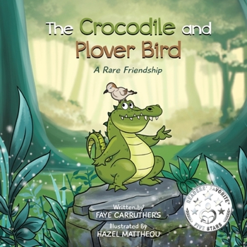 Paperback The Crocodile and Plover Bird: A Rare Friendship [Large Print] Book