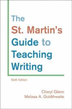 Paperback The St. Martin's Guide to Teaching Writing Book