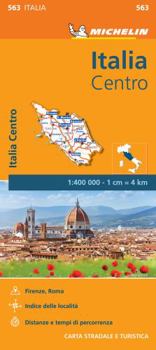 Map Italy Centre - Michelin Regional Map 563 (Michelin Regional Maps) Book