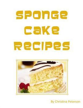 Paperback Sponge Cake Recipes: Every title of 11 is followed by a note page for you to write comments Book