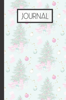 Paperback Journal: Christmas Trees Winter Lined 120 Page Journal (6"x 9") Book