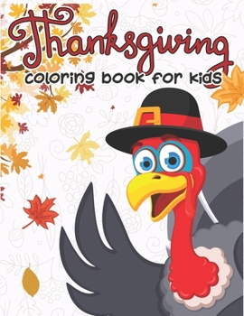 Paperback Thanksgiving Coloring Book for Kids: 50 Thanksgiving Coloring Pages for Kids Book