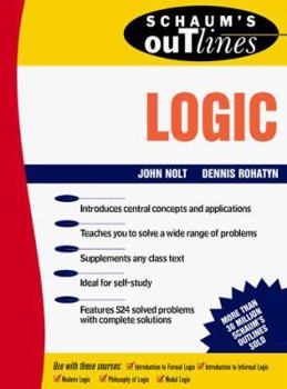 Paperback Schaum's Outline of Theory and Problems of Logic Book