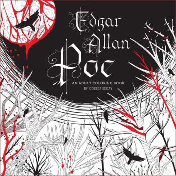 Paperback Edgar Allan Poe: An Adult Coloring Book