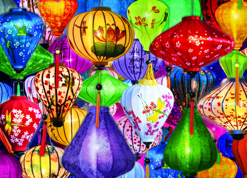 Misc. Asian Lanterns 1000-Piece Puzzle Book